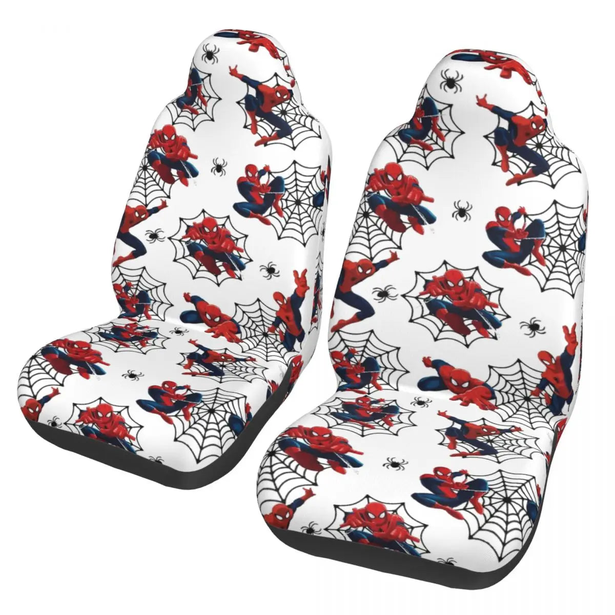 Housse de Siege Spiderman Logo Rouge